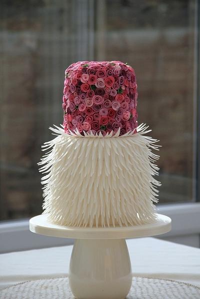 ivory wedding cake - Cake by beth