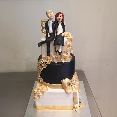 50 Years wedding anniversary  - Cake by Micol Perugia