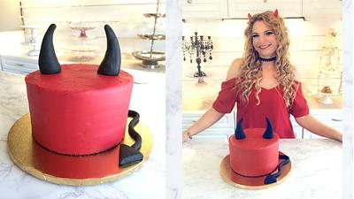 AHS: APOCALYPSE TATE'S DEVIL'S FOOD CAKE! - Cake by Miss Trendy Treats