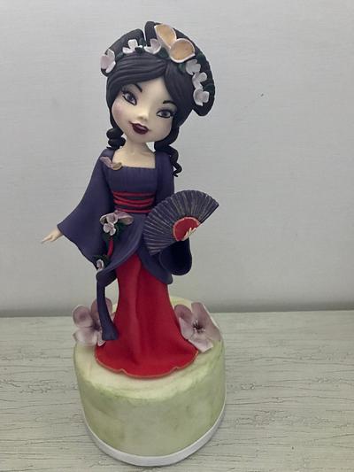 Geisha - Cake by Sara -officina dello zucchero-