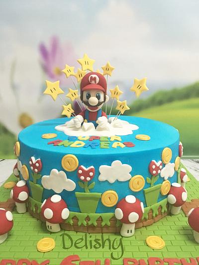 Super Mario cake  - Cake by Zahraa
