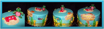 Sea Cake and Cookies - Cake by LiliaCakes