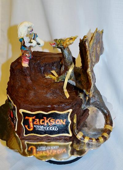 Magic: The Gathering Cake - Cake by Jenny Kennedy Jenny's Haute Cakes