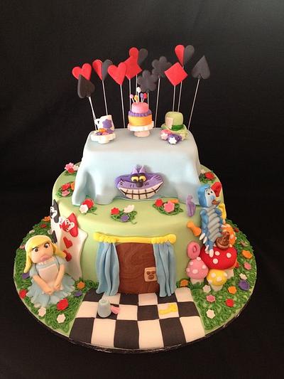 Alice in wonderland - Cake by Tammy