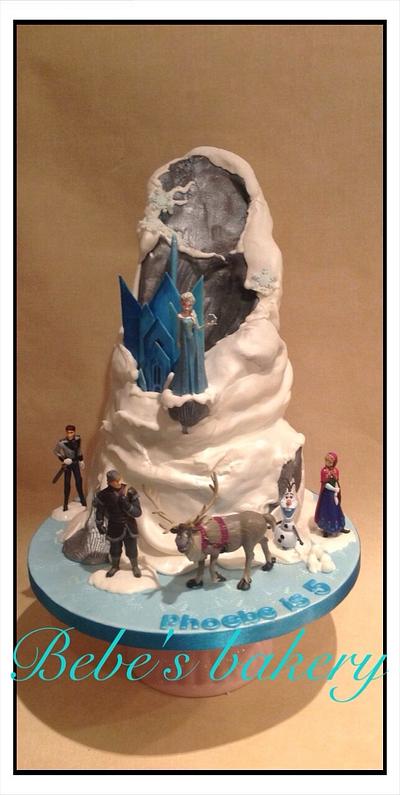 Disneys Frozen - Cake by Bebe's Bakery
