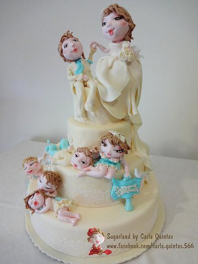 wedding cake - Cake by carlaquintas