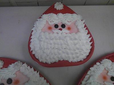 Santa faces  - Cake by cakes by khandra