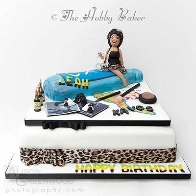 21st birthday cake  - Cake by The hobby baker 