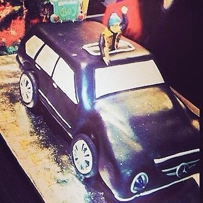 Mercedes car birthday cake  - Cake by Tejal Suvarna