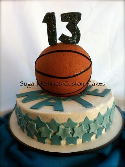 Basketball Birthday Cake - Cake by SugarMommas Custom Cakes