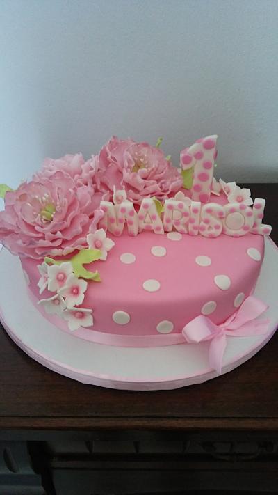 Cake flower  - Cake by Monica Pagano 