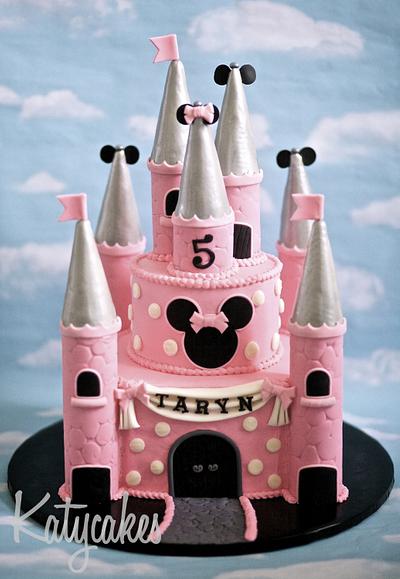 Pink Castle Cake - Cake by Katycakes Austin