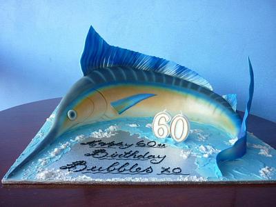 Marlin fish - Cake by Paul Delaney of Delaneys cakes
