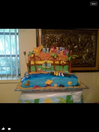 Hawaii  - Cake by Eneida Diaz