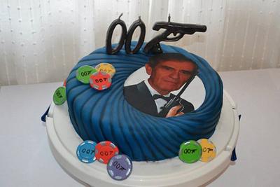Jesus Bond Cake - Cake by nuriagarcia