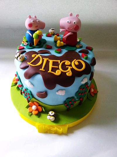 Birthday cake - Cake by  Michela Barocci - Sugar Artist 