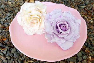 Roses - Cake by Anchored in Cake