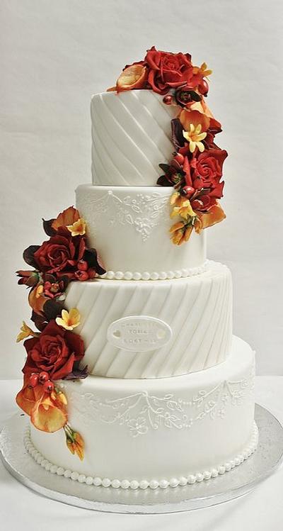 Wedding cake - Cake by Sannas tårtor