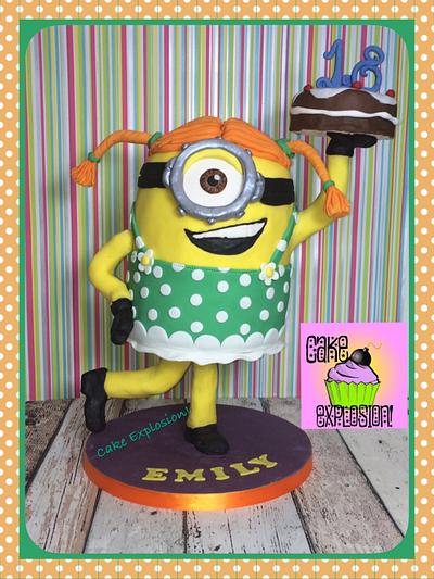 Standing Girl Minion - Cake by Cake Explosion!