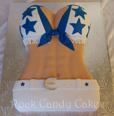 Cheerleader Bust - Cake by Rock Candy Cakes