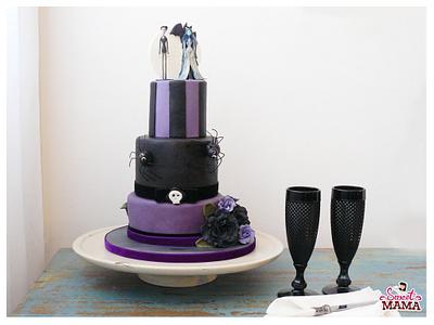 Corpse Bride Wedding Cake - Cake by Soraya Sweetmama