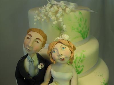 lily of the valley wedding <3 - Cake by Caterina Fabrizi