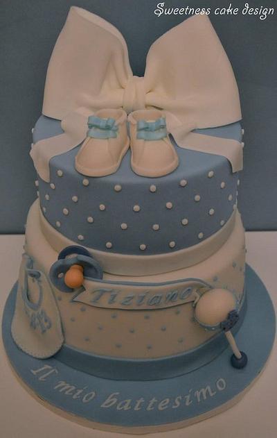 Christening cake - Cake by sweetnesscakedesign