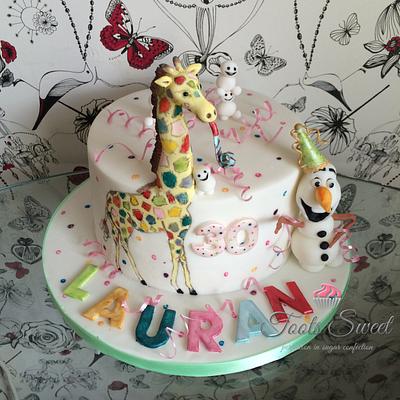 Party Giraffe - Cake by Toots Sweet