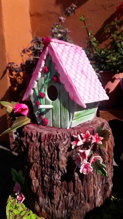 BIRD HOUSE CAKE - Cake by MARCELA CORCA