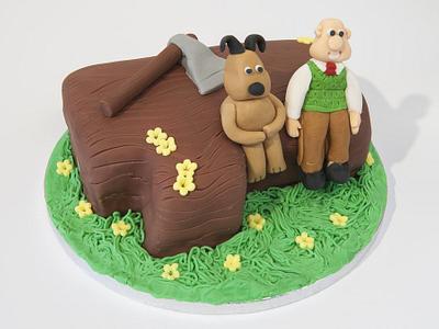 Wallace and Gromit - Cake by Lace Cakes Swindon