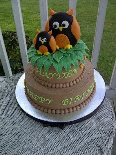 Mama and Owlette Cake - Cake by horsecountrycakes