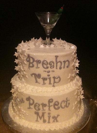 Martini Bridal Shower - Cake by Tracy's Custom Cakery LLC