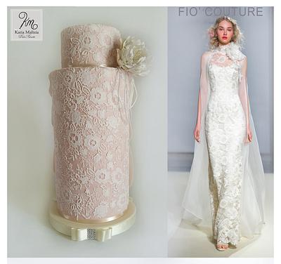 Lace Wedding Cake - Cake by Katia Malizia 