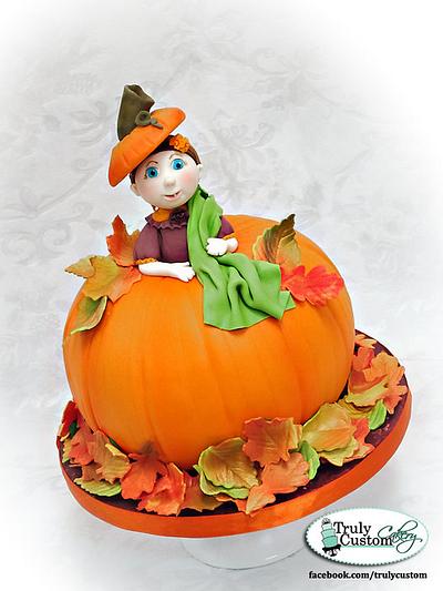 Fall theme 1st Birthday - Cake by TrulyCustom