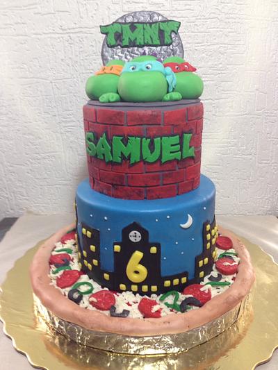 TNT -Turtle Ninja birthday cake - Cake by Daphne Lopez