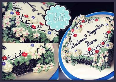 Buttercream flower - Cake by Chilly