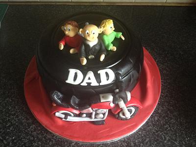 motorbike mad dads birthday  - Cake by Mandy