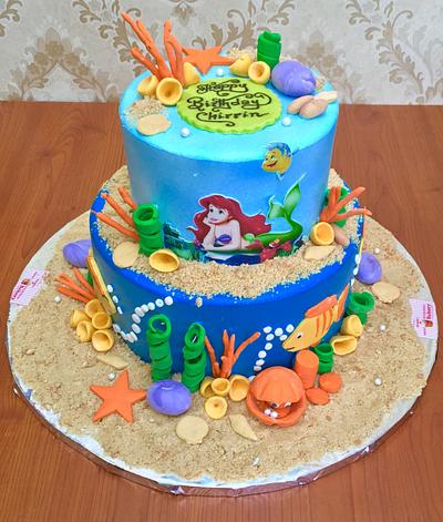 Ariel the Mermaid  - Cake by Michelle's Sweet Temptation