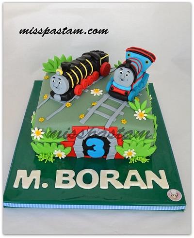 Train Thomas  Cake - Cake by Misspastam