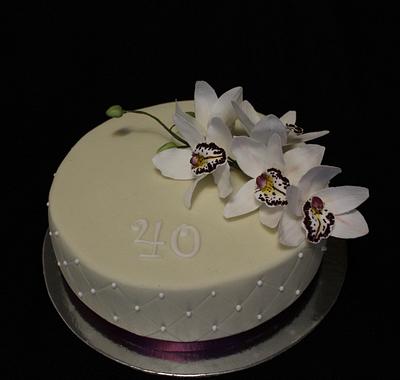 Orchids - Cake by Anka