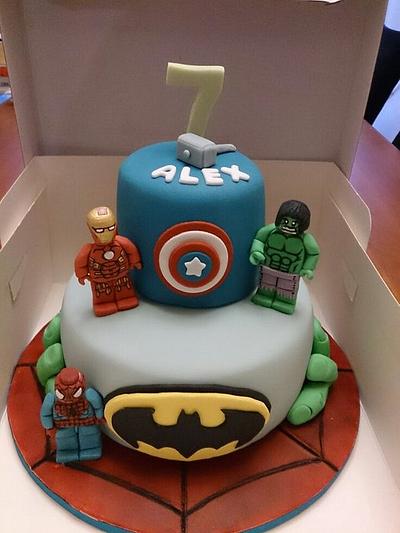 Lego Marvel SuperHero for Alex - Cake by AWG Hobby Cakes
