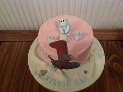 1st birthday cake - Cake by Mrs BonBon