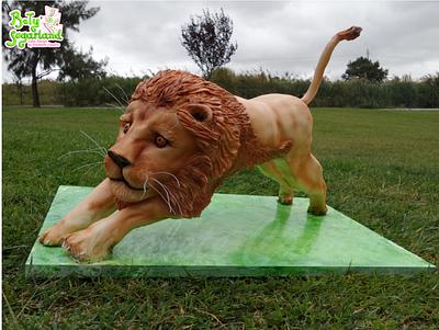 Lion cake - Cake by Bety'Sugarland by Elisabete Caseiro 