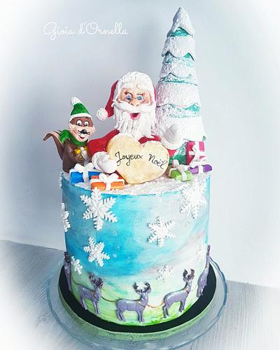 Christmas cake 🎄 - Cake by Ornella Marchal 