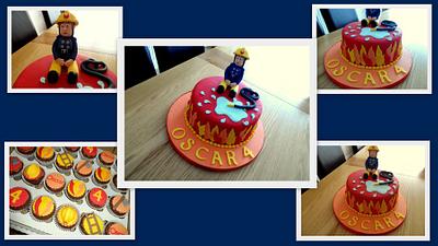 Fireman Sam  - Cake by Amanda Parry