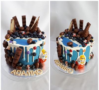  Happy birthday drip cake - Cake by Kaliss