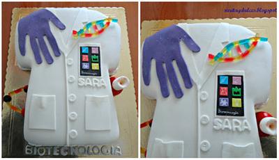 Biotechnology student Cake - Cake by Sara Batista