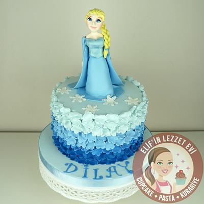 Elsa Cake - Cake by elifinlezzetevi