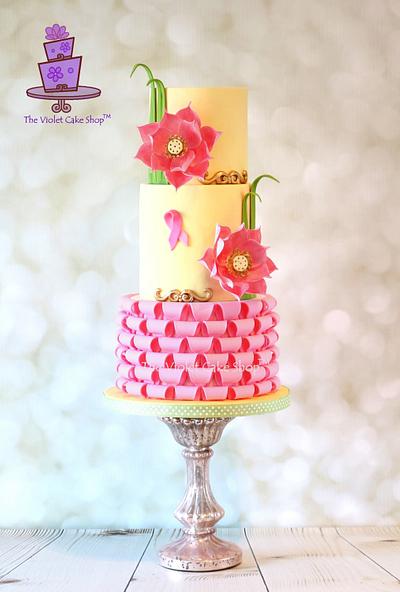 HOPE & STRENGTH - Go Pink! Collaboration - Cake by Violet - The Violet Cake Shop™
