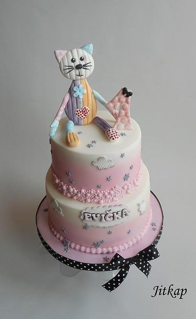 Baby birthday cake - Cake by Jitkap